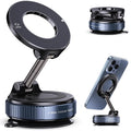 360° Magnetic Car Phone Mount with Vacuum Suction Base