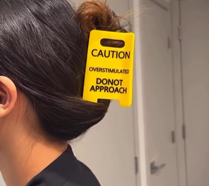 'Overstimulated' Claw Clip