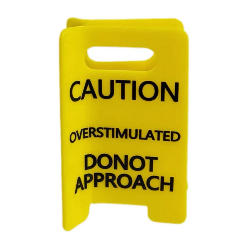 'Overstimulated' Claw Clip